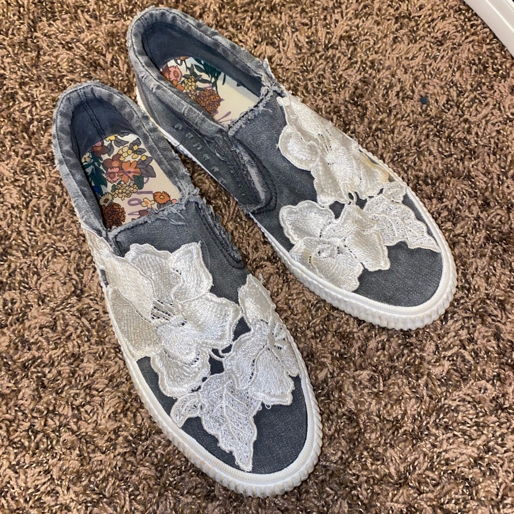 Blowfish slip ons